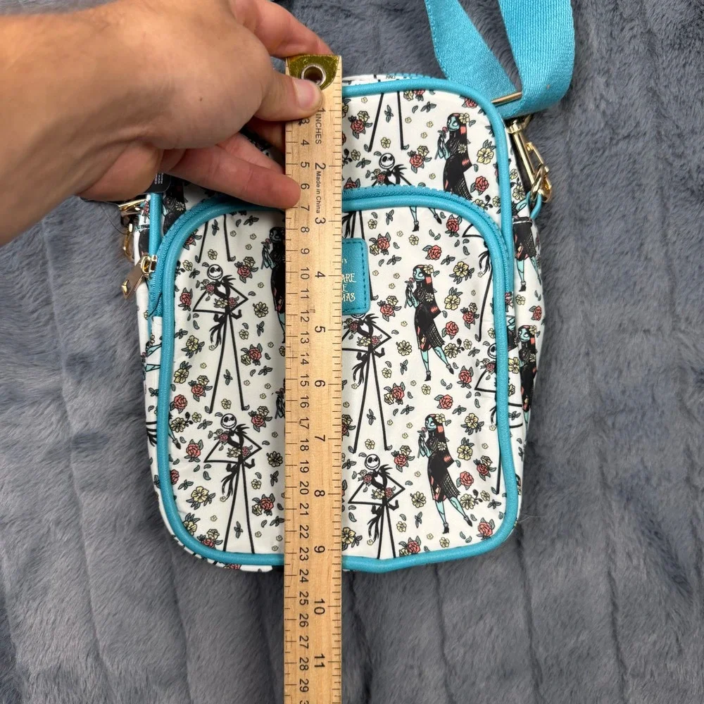 Nightmare Before Christmas Crossbody Bag White NBC Jack Sally Floral Print